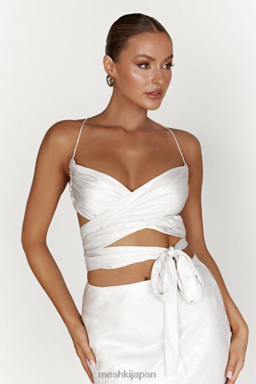 ジョージーはタイトップの上にラップを巻く Meshki パール N80F61004 衣類