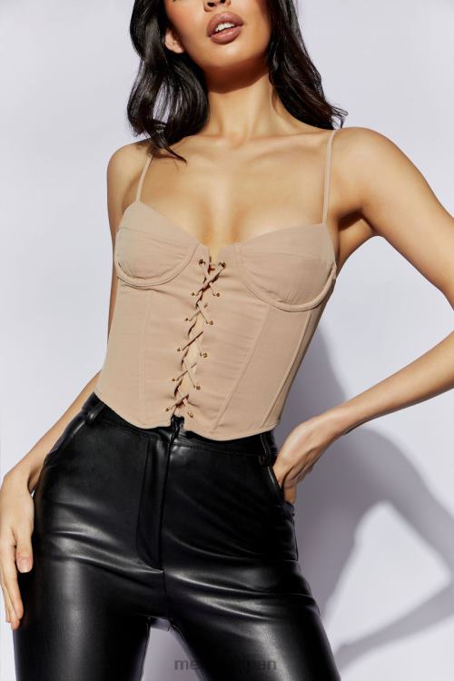 ジャニス延縄コルセットトップ Meshki トープ N80F61022 衣類