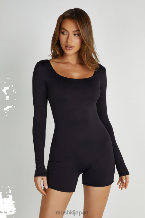 オークリー リサイクル ナイロン 長袖プレイスーツ Meshki 黒 N80F61372 衣類