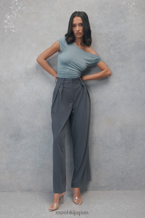 ジェミマ ストレートレッグパンツ Meshki 木炭 N80F61441 衣類