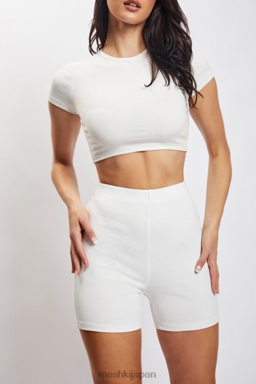 リサリブ戦利品ショート Meshki 白 N80F61459 衣類