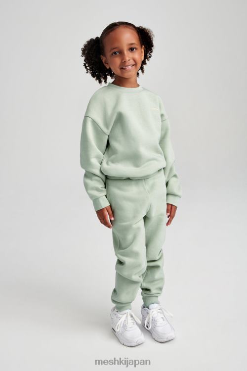 フェニックス クー クルーネック セーター Meshki ライトセージ N80F61499 衣類