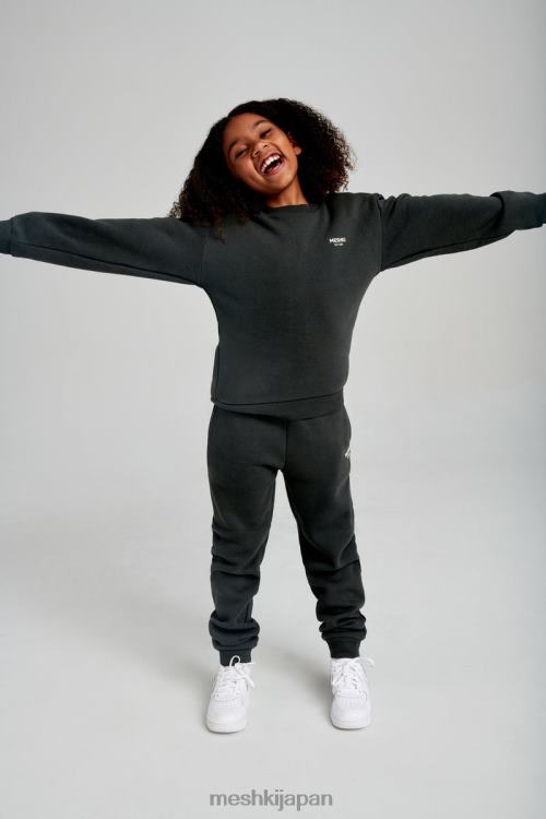 フェニックス クー クルーネック セーター Meshki 黄昏の黒 N80F61501 衣類