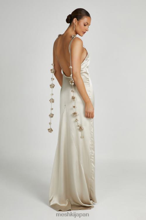 エレノラローズガウン Meshki シャンパン N80F6152 衣類