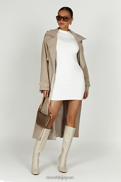 アンドレアス オーバーサイズ トレンチコート Meshki ベージュ N80F61625 衣類
