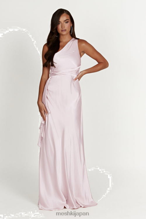 カリオペ ワンショルダー マキシドレス Meshki クリスタルローズ N80F6402 衣類