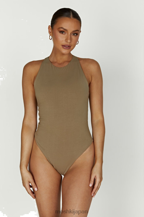 ソーヤーレーサーボディスーツ Meshki オリーブ N80F6810 衣類